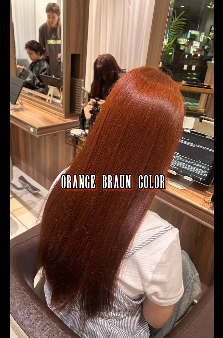 ブリーチなしダブルカラー 🧡✨️の写真