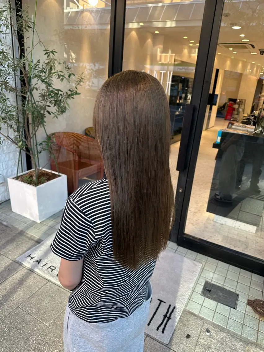 【失敗したくない方相談クーポン】髪質診断×自然質感ナチュラル縮毛矯正の写真