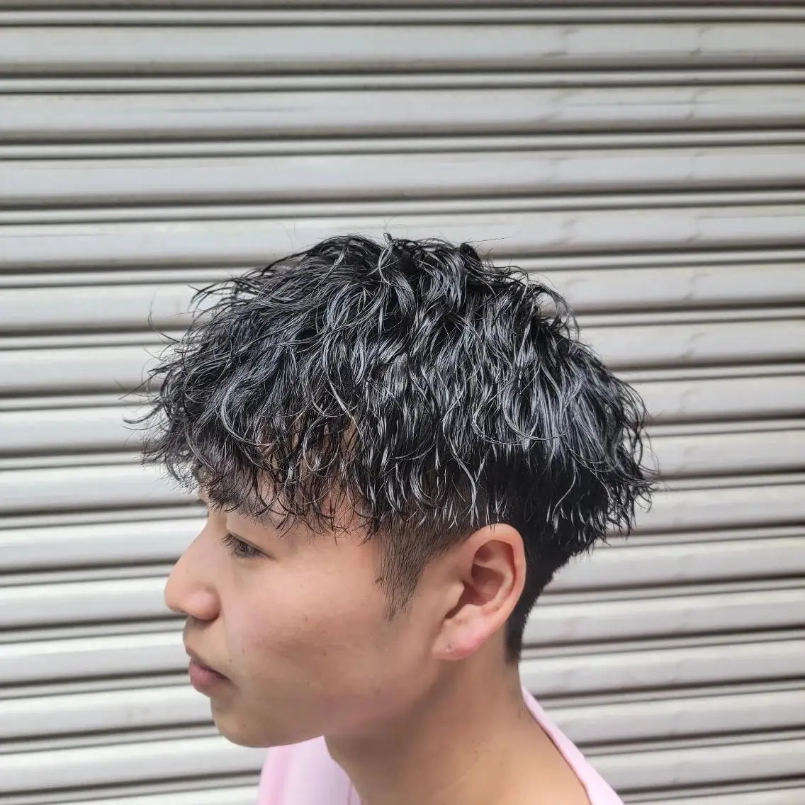 メンズ 学生(メンズ向け) 特殊パーマ 片山恭兵のヘアスタイル