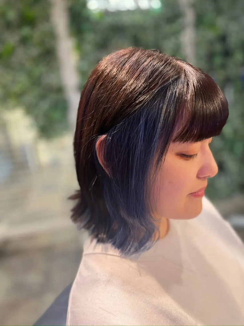 ミディアム カラー 松澤 勇輝のヘアスタイル