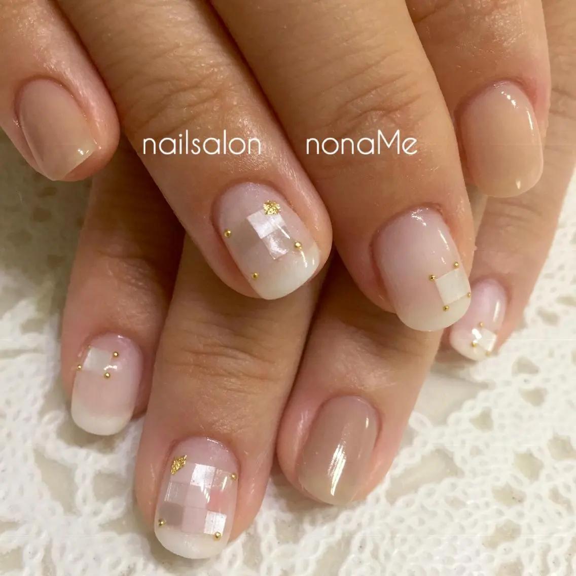 ネイル オフィスネイル nonaMe 森のネイルデザイン