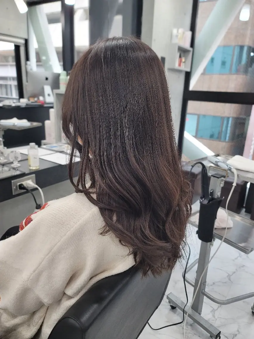 ロング カラー ヘアアレンジ ❇️安達 優心❇️ レイヤー/艶髪特化のヘアスタイル