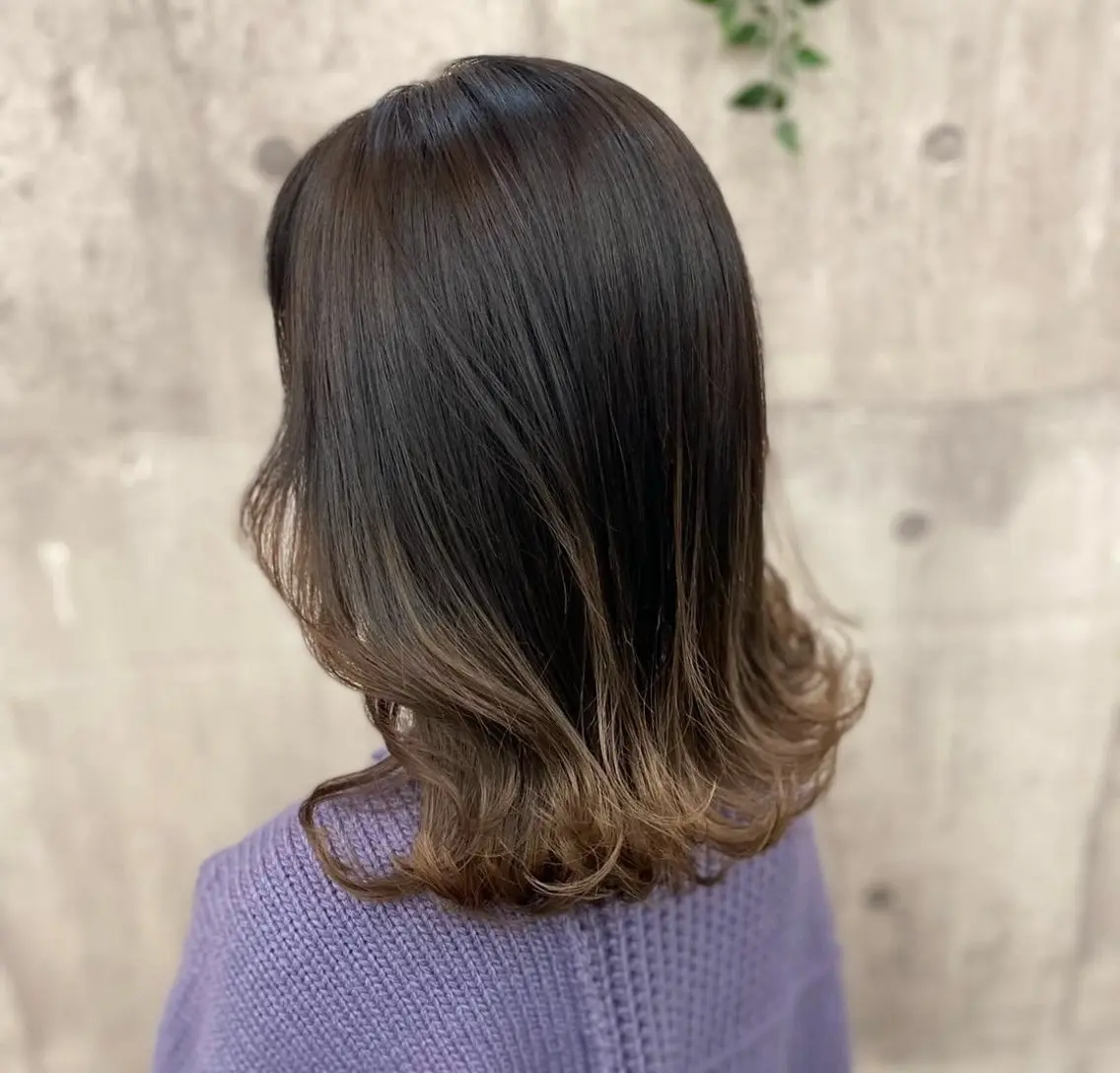 ショート カラー グラデーションカラー Y Rinaのヘアスタイル