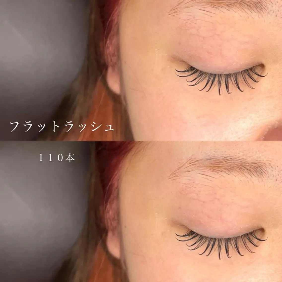 マツエク・マツパ キュート フラットラッシュ EYE&NAIL M / EBINA🌛のマツエク・マツパデザイン