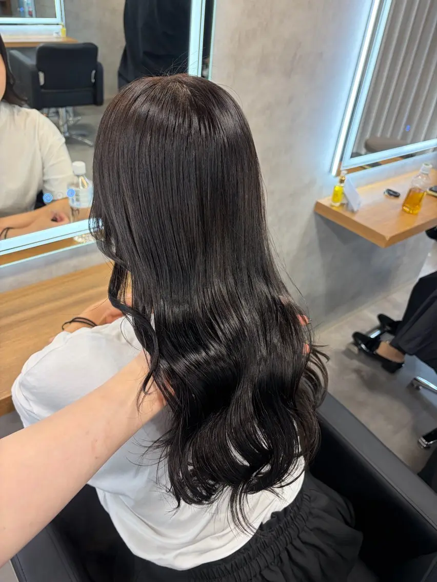 ロング ヘアカラー 札幌透明感/韓国風 RENA🤎のヘアスタイル