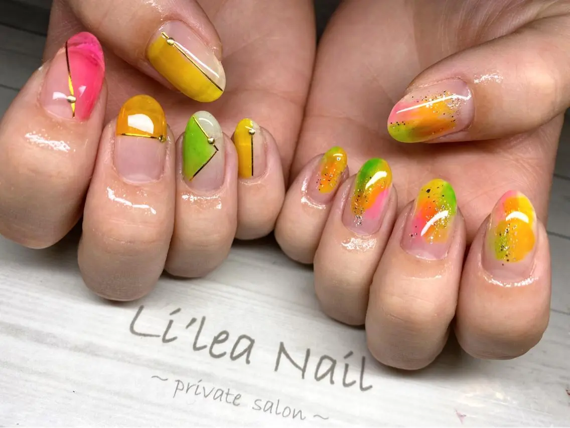 ネイル Li'leaNail AINAのネイルデザイン