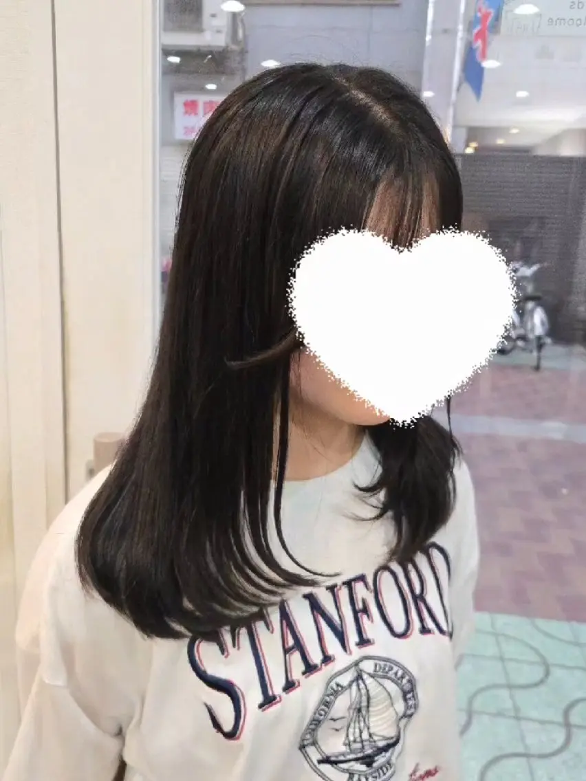 セミロング カット トリートメント 暖色🍎透明感カラー 🩵小林かりんのヘアスタイル