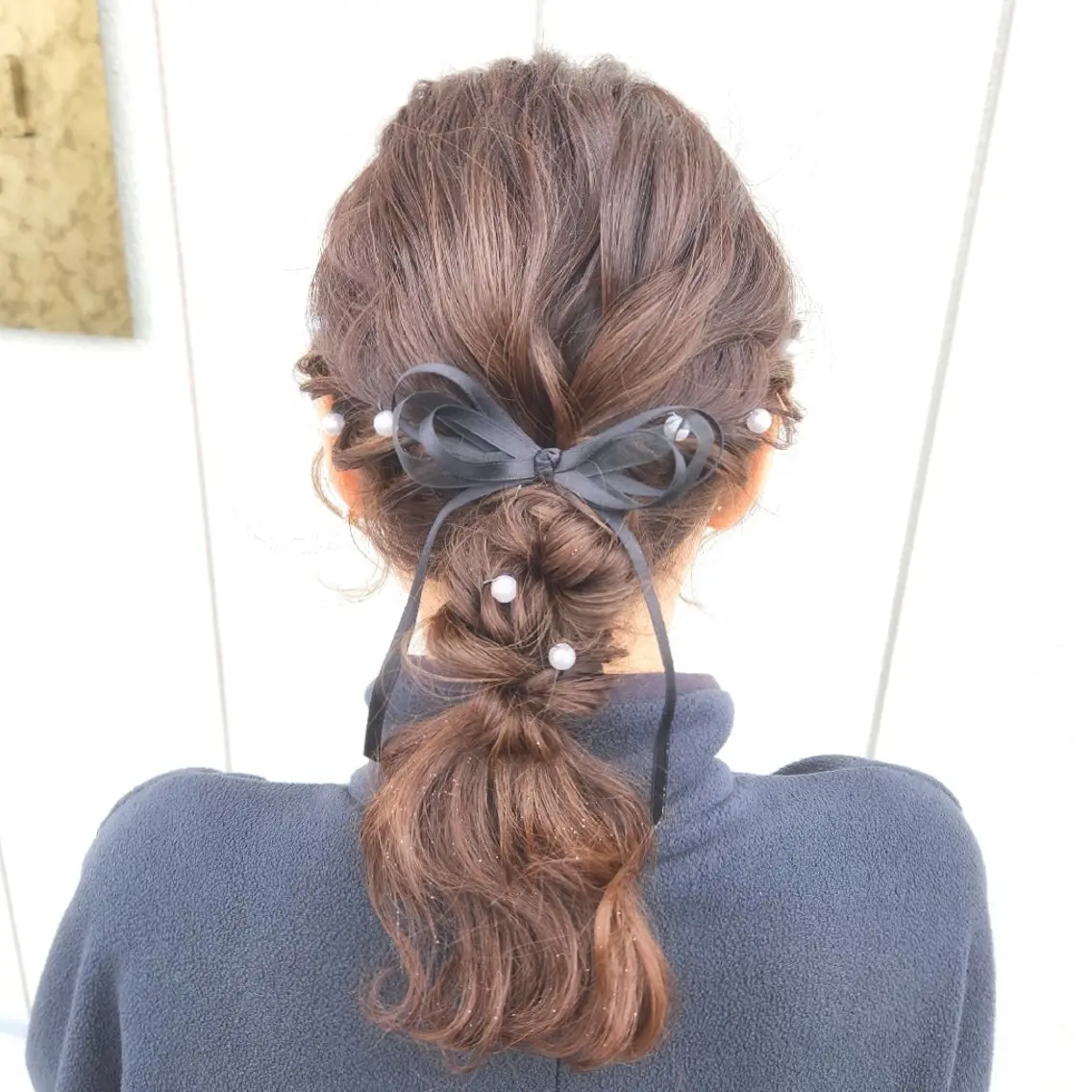 ヘアアレンジ シールエクステ🎀 ホシノ🕒ユウカのヘアスタイル