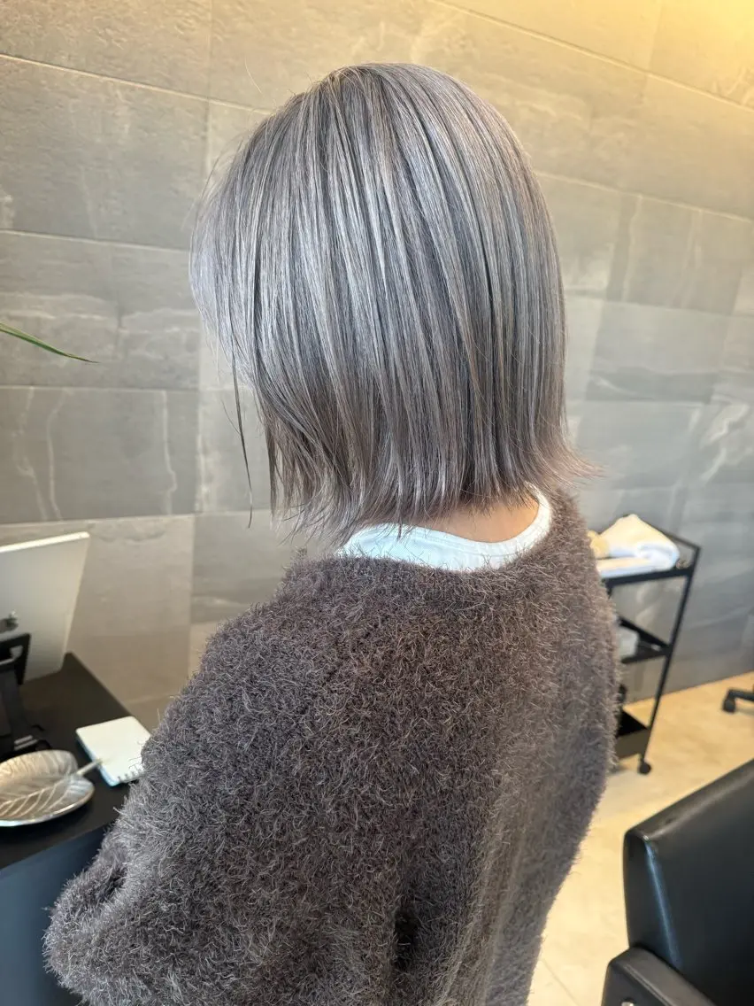 ショート カラー ヘアカラー 透明カラー/レイヤー misaki °＊のヘアスタイル