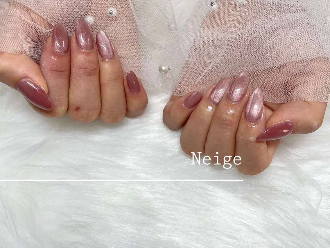ネイル ハンドネイル Neige‪𓂃ai ＊梅津 / 松尾のネイルデザイン