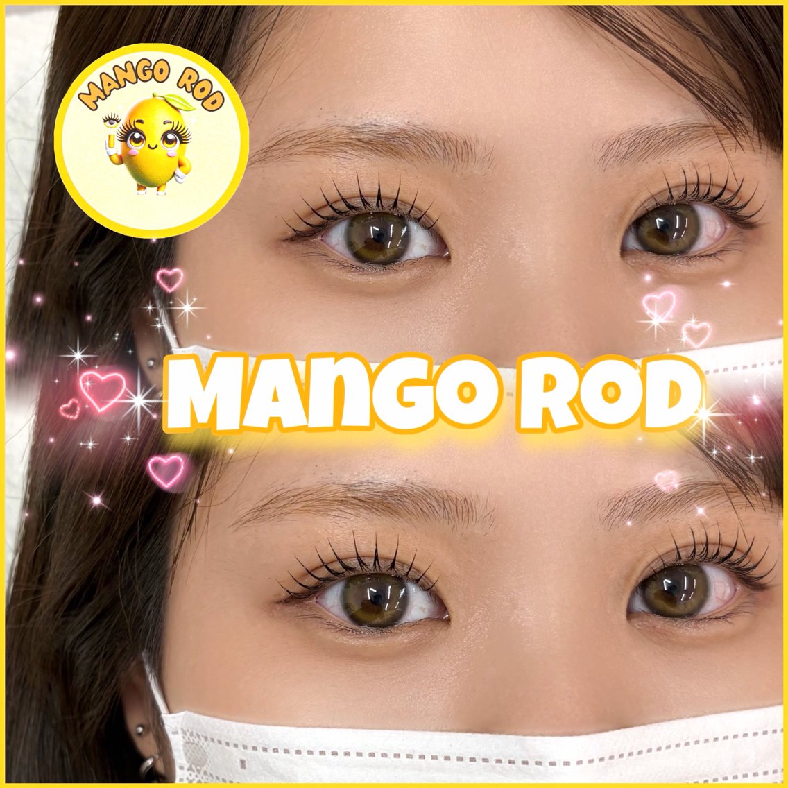 【韓国で大人気🇰🇷🎶】マンゴーロッド使用🥭韓国風束感まつ毛パーマ💖の写真