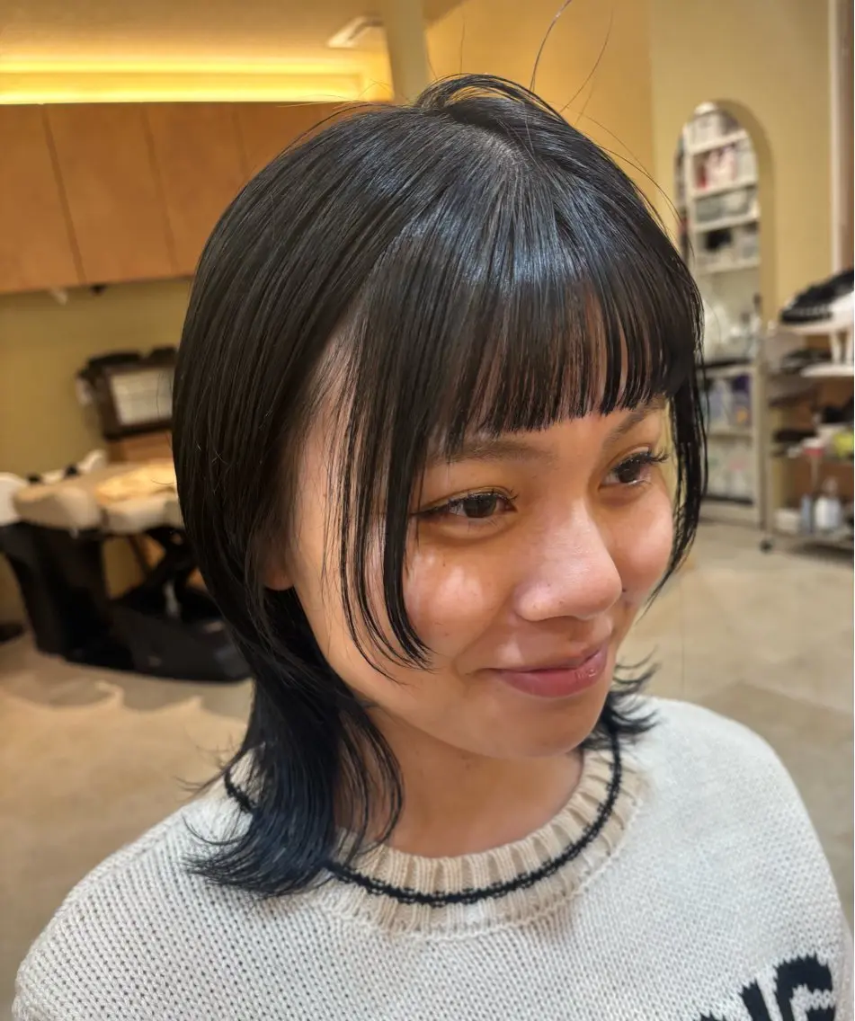 ショート 顔周りカット 金木 凜花のヘアスタイル