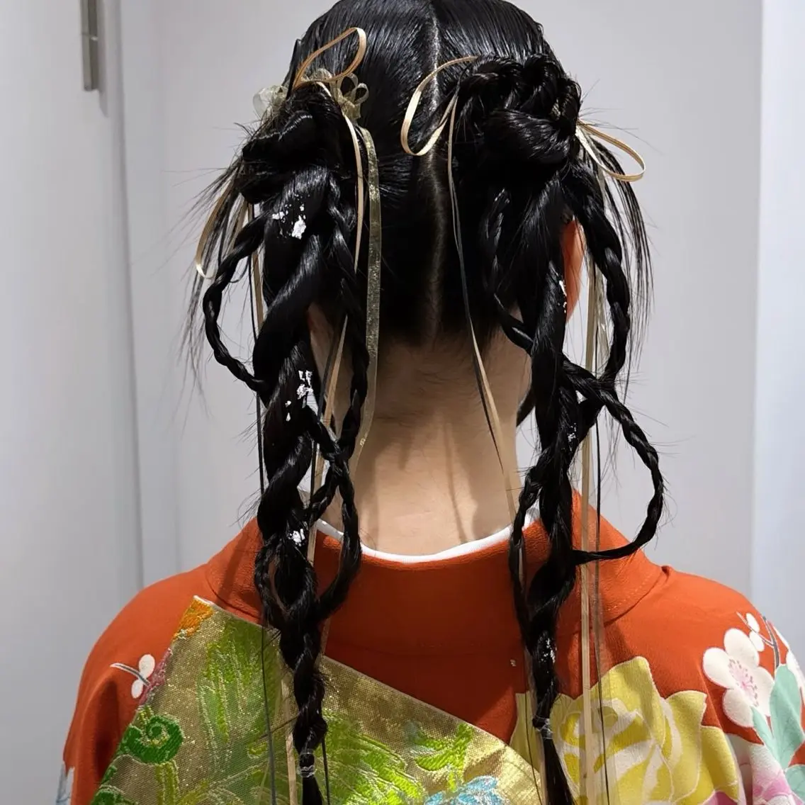 セミロング ヘアアレンジ 着付け KAWATOKO MISUZUのヘアスタイル