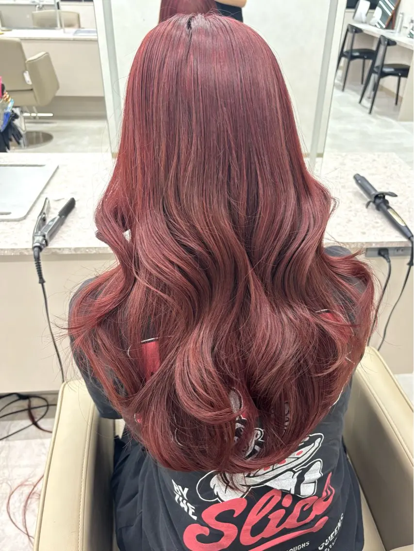 ロング カラー カット ヘアカラー トリートメント レイヤー/透明感 カラー💘akariのヘアスタイル