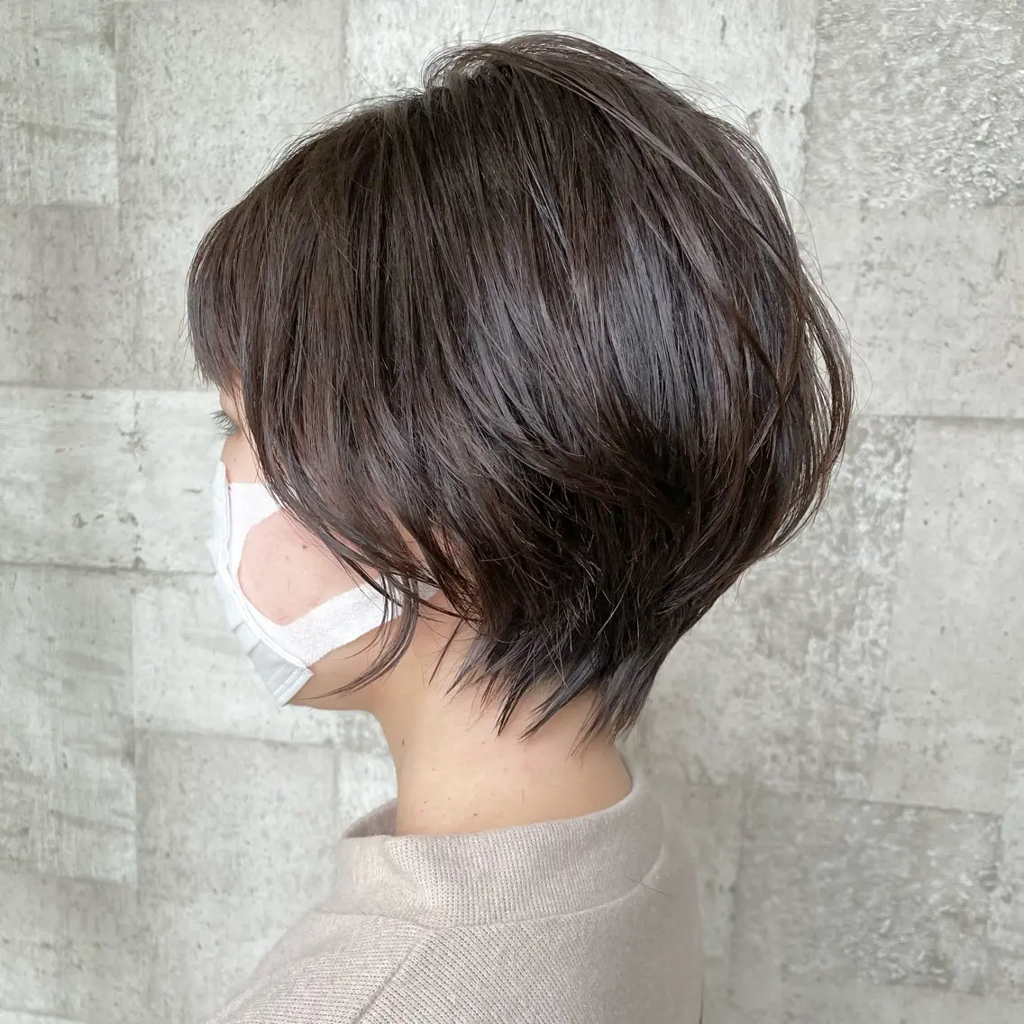 ショート カラー パーマ 似合わせカット ショートヘア カット 村上 遥香 店長スタイリストのヘアスタイル