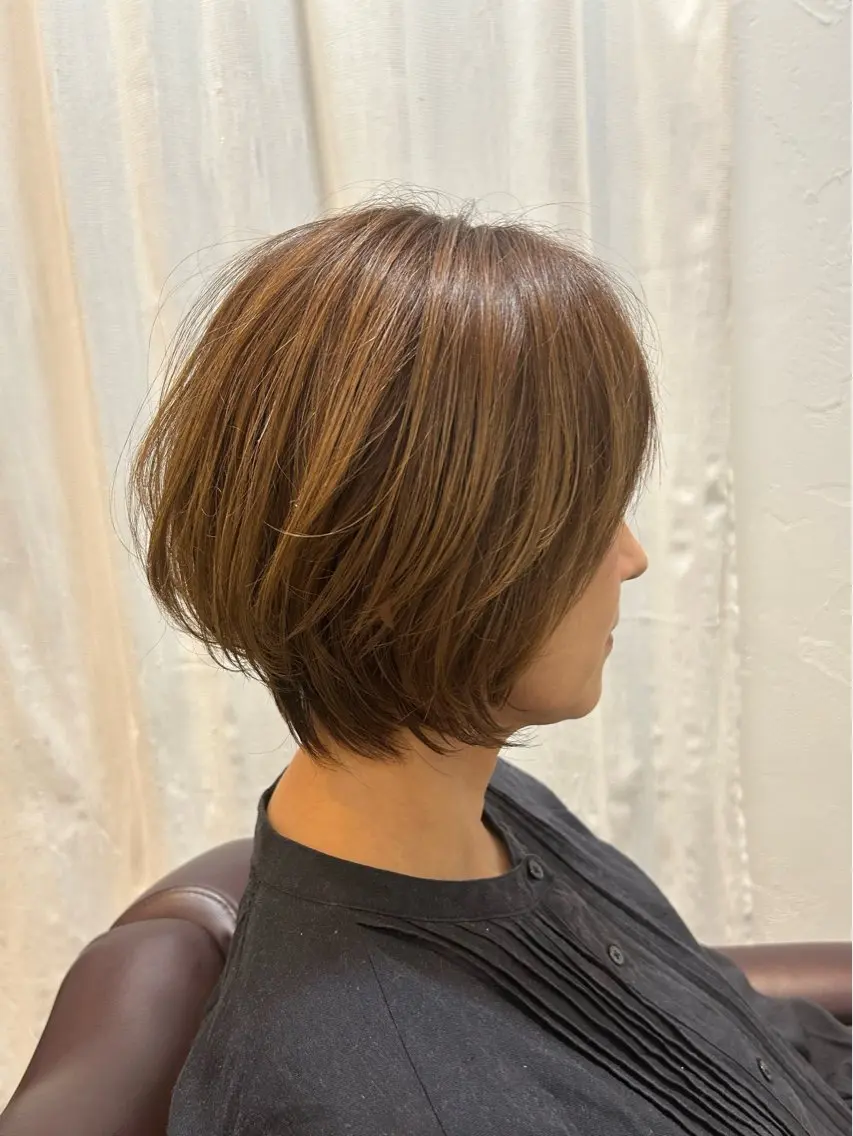 ショート カラー カット ヘアカラー WILLOW京橋 小玉泰基のヘアスタイル