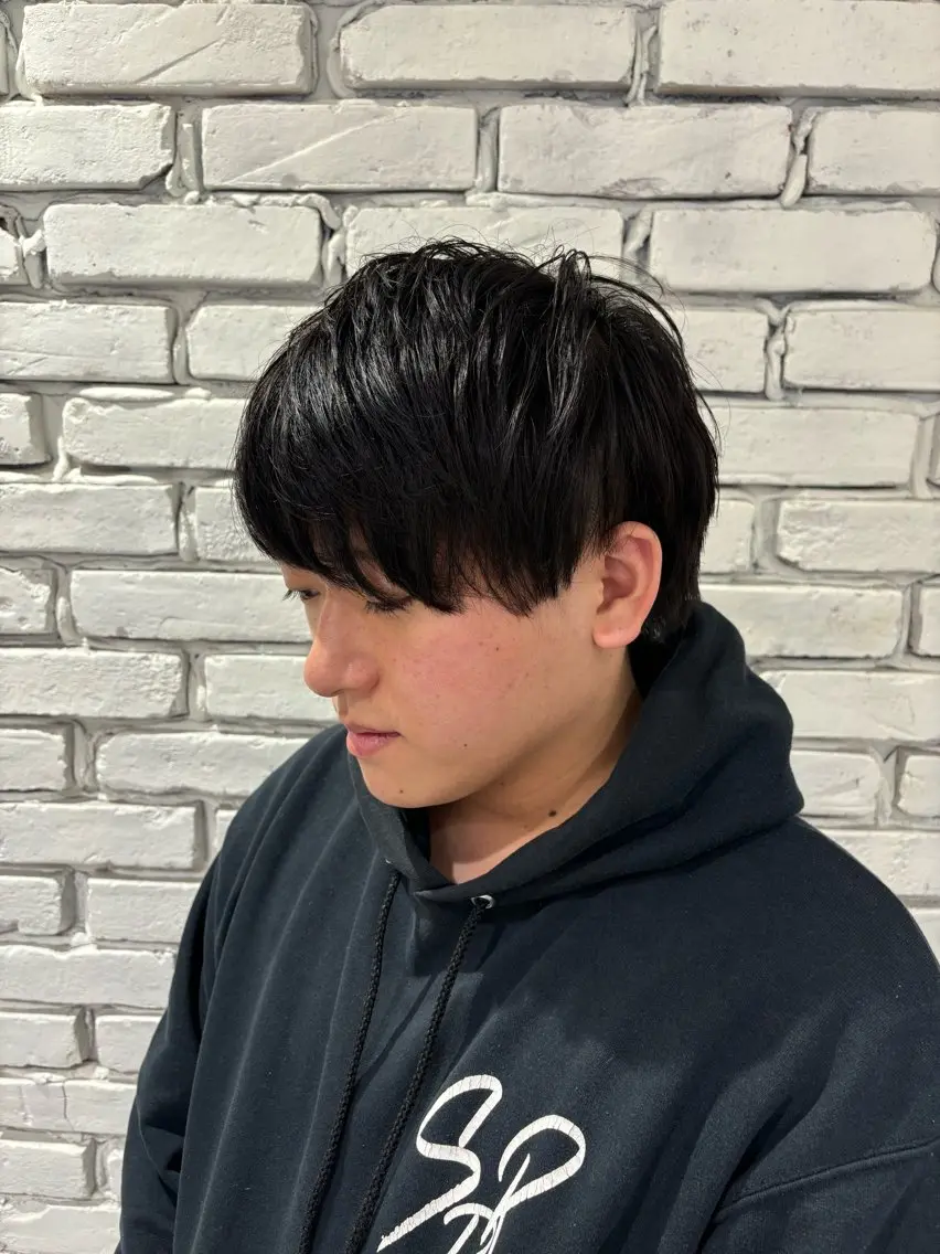 5月限定☆メンズカットパーマモデル👦🏻💙 20時30分~※インスタでも予約可🙆🏻の写真