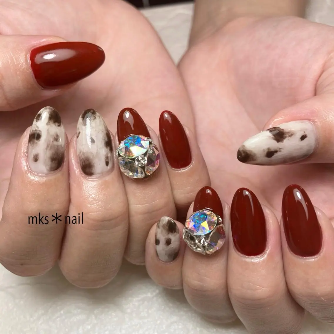 ネイル ハンドネイル mks＊nail //  枚方長尾のネイルデザイン