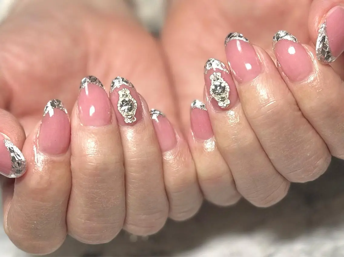 ネイル フットネイル フレンチネイル ガラスフレンチ ニュアンスネイル シンプルネイル nail fufla ♡yamane♡のネイルデザイン