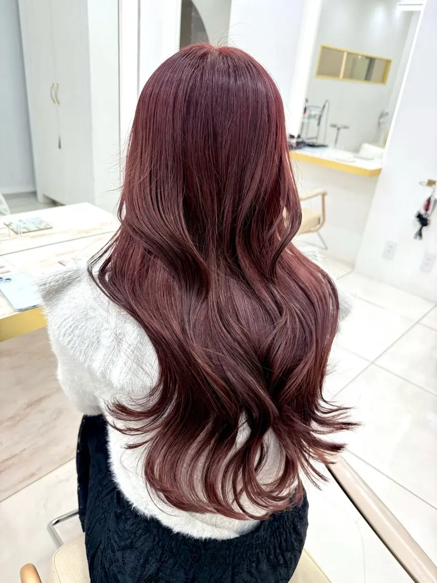 ロング カラー 名古屋/レイヤー 島原 由璃のヘアスタイル