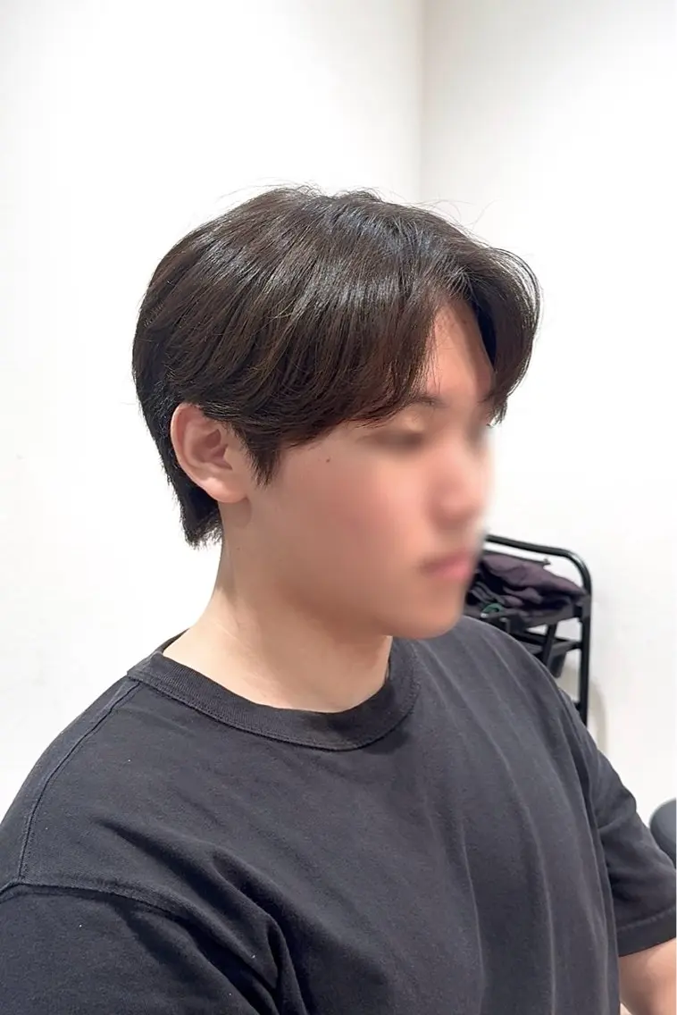 ショート カラー パーマ ヘアアレンジ メンズ カット ヘアセット パク・ボミン小野リエ 韓国ハーフ🦊のその他イメージ