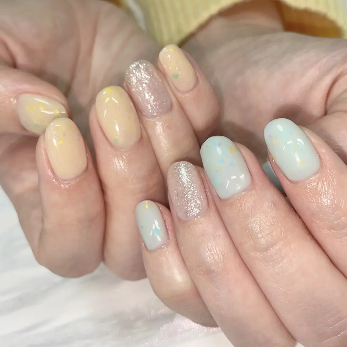 🍒New🍒カラーのみ、2色迄4000円になります🥂🎀マットも可能🫧🎀(パーツ２個サービス)の写真