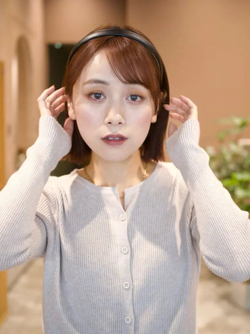 ミディアム カラー 越後 遥/ 透明感カラー🪞🤍のヘアスタイル