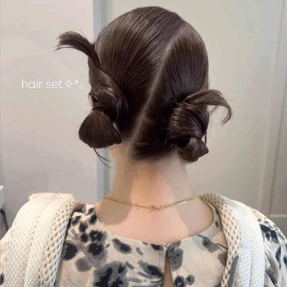 セミロング ヘアアレンジ ヘアセット 透明感🍨レイヤー ヘアセット/miyuのヘアスタイル