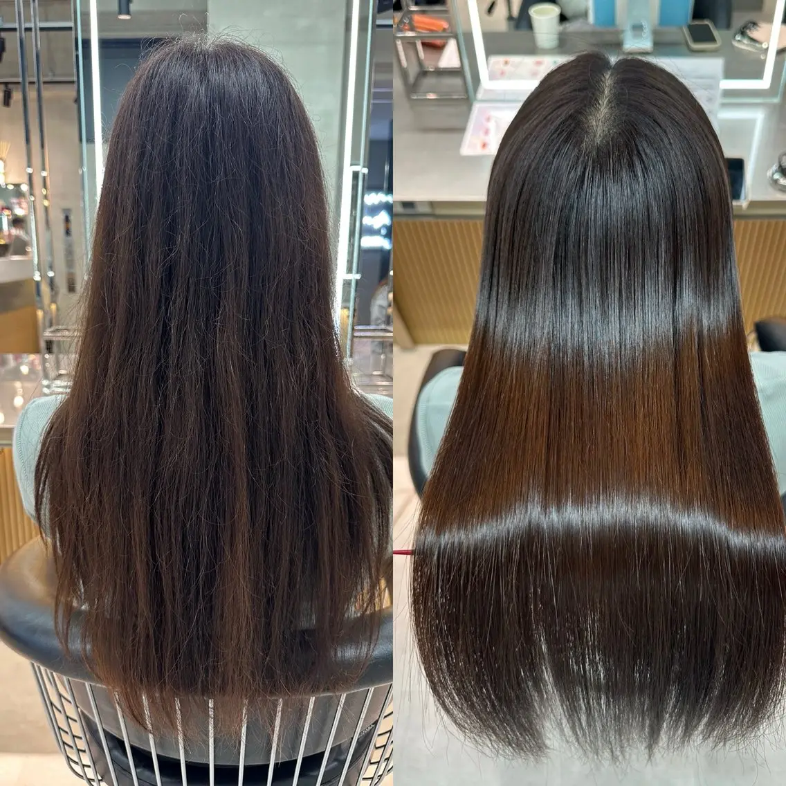 ロング 縮毛矯正 トリートメント ✨髪質改善特化✨副 店長椎葉信乃介のヘアスタイル