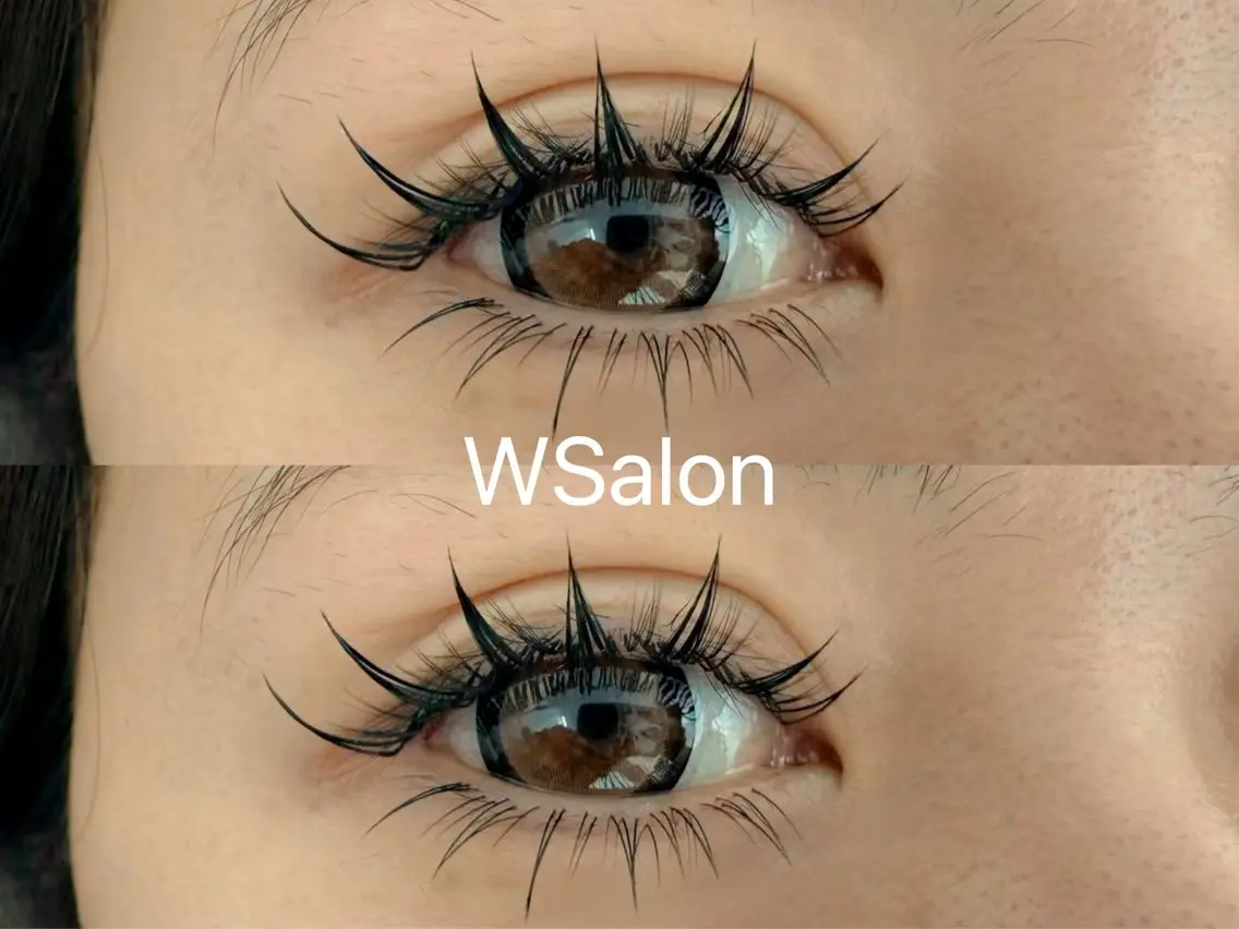マツエク・マツパ 付け放題 Lカール 下まつげエクステ ワンホンマツエク W Salon アイラッシュのマツエク・マツパデザイン