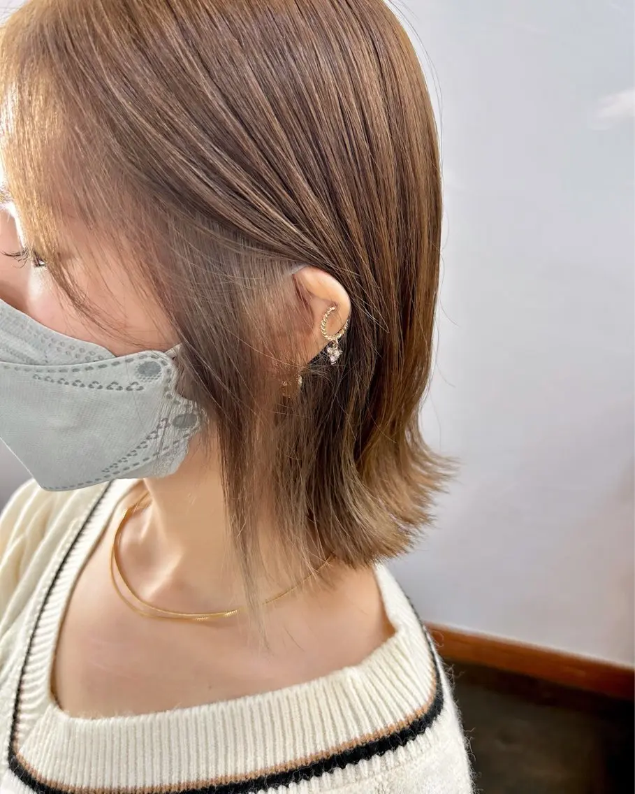 カラー ベージュカラー インナーカラー 坂本 瑞季 🤍 髪質改善のヘアスタイル