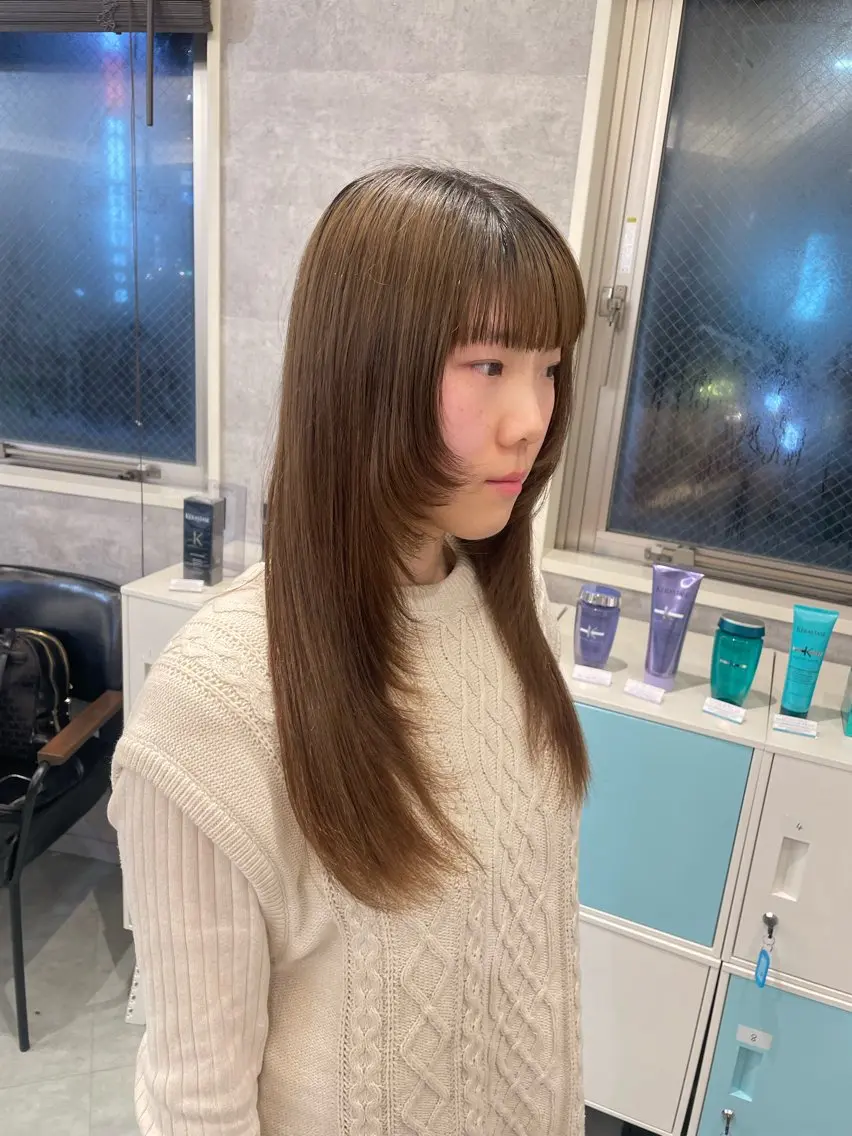 ロング ♡似合わせ ♡ハイトーン♡のヘアスタイル