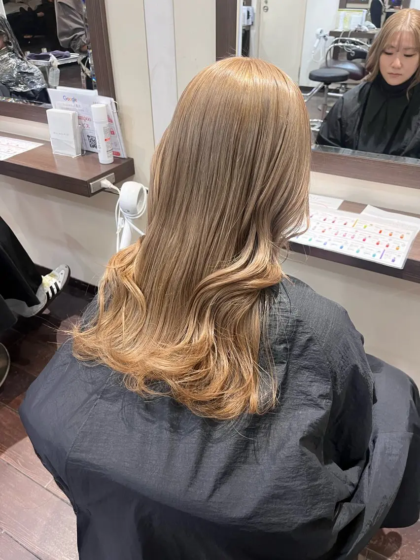 ロング 韓国×ワンホン 🩶🎀honokaのヘアスタイル