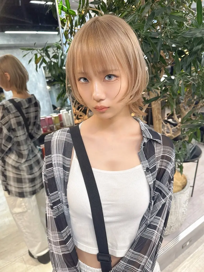 ショート カラー カット ヘアカラー ♡ハッシュカット/ レイヤー/yucoのヘアスタイル
