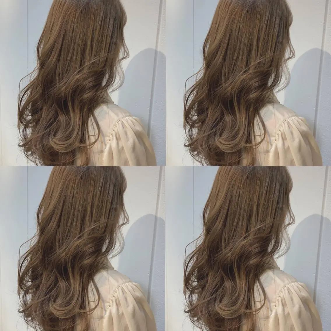 ロング カラー アッシュ ベージュカラー Lolonois梅田 /Okazaki:)のヘアスタイル