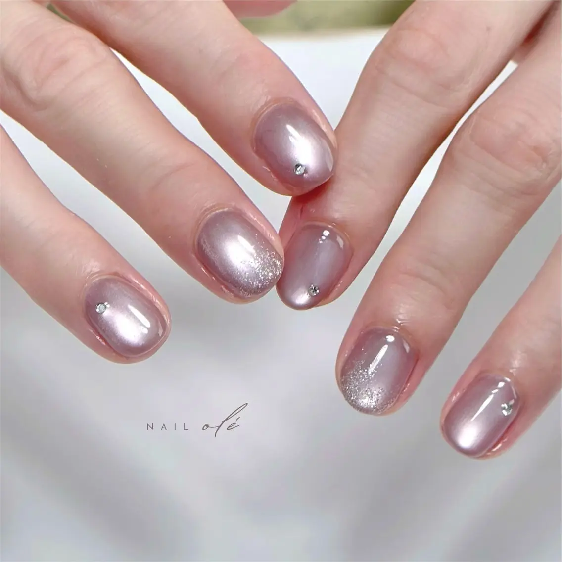ネイル マグネットネイル オフィスネイル シンプルネイル ハンドネイル NAIL oleのネイルデザイン