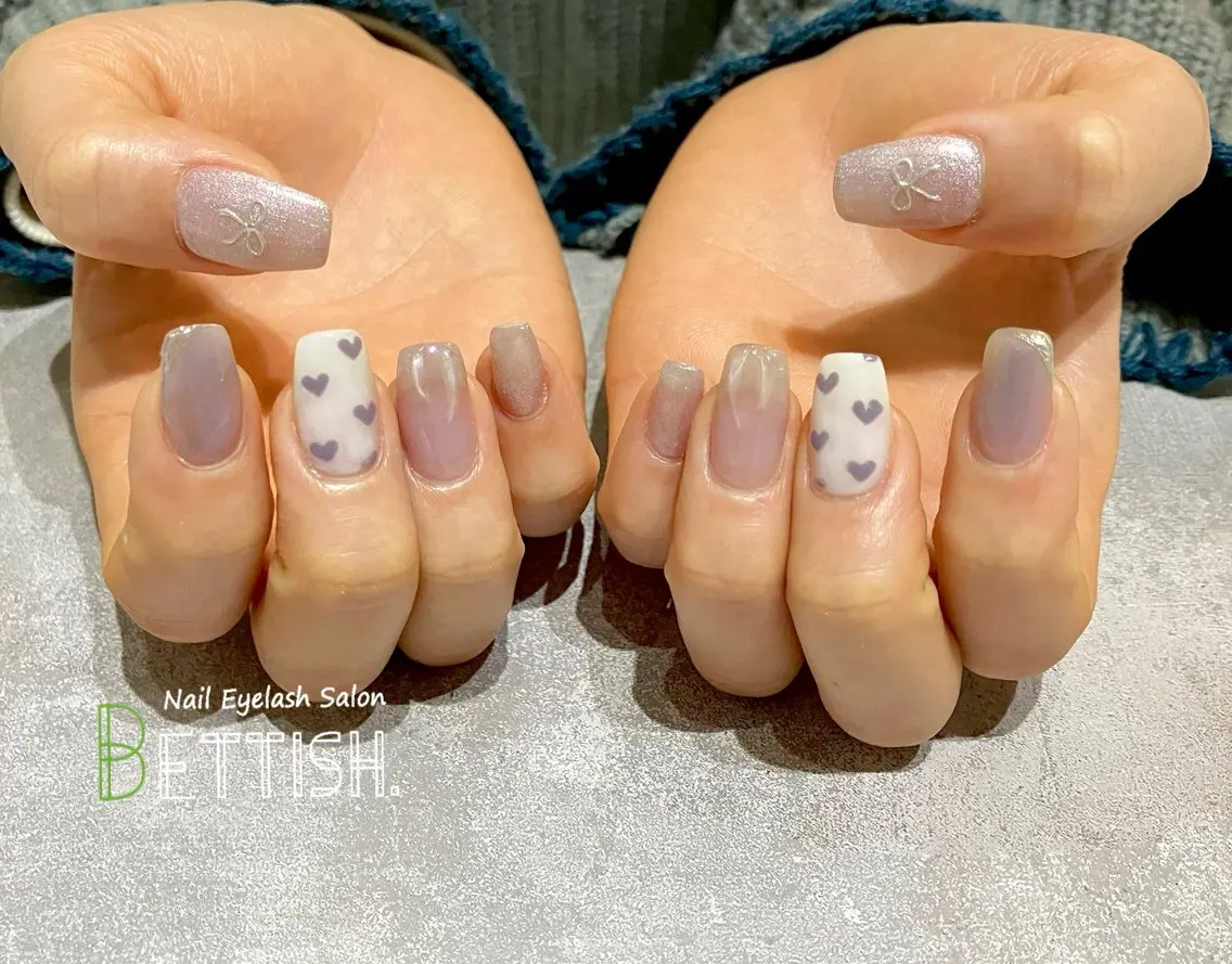 ネイル パープル BETTISH. KUMIKO☺︎︎のネイルデザイン