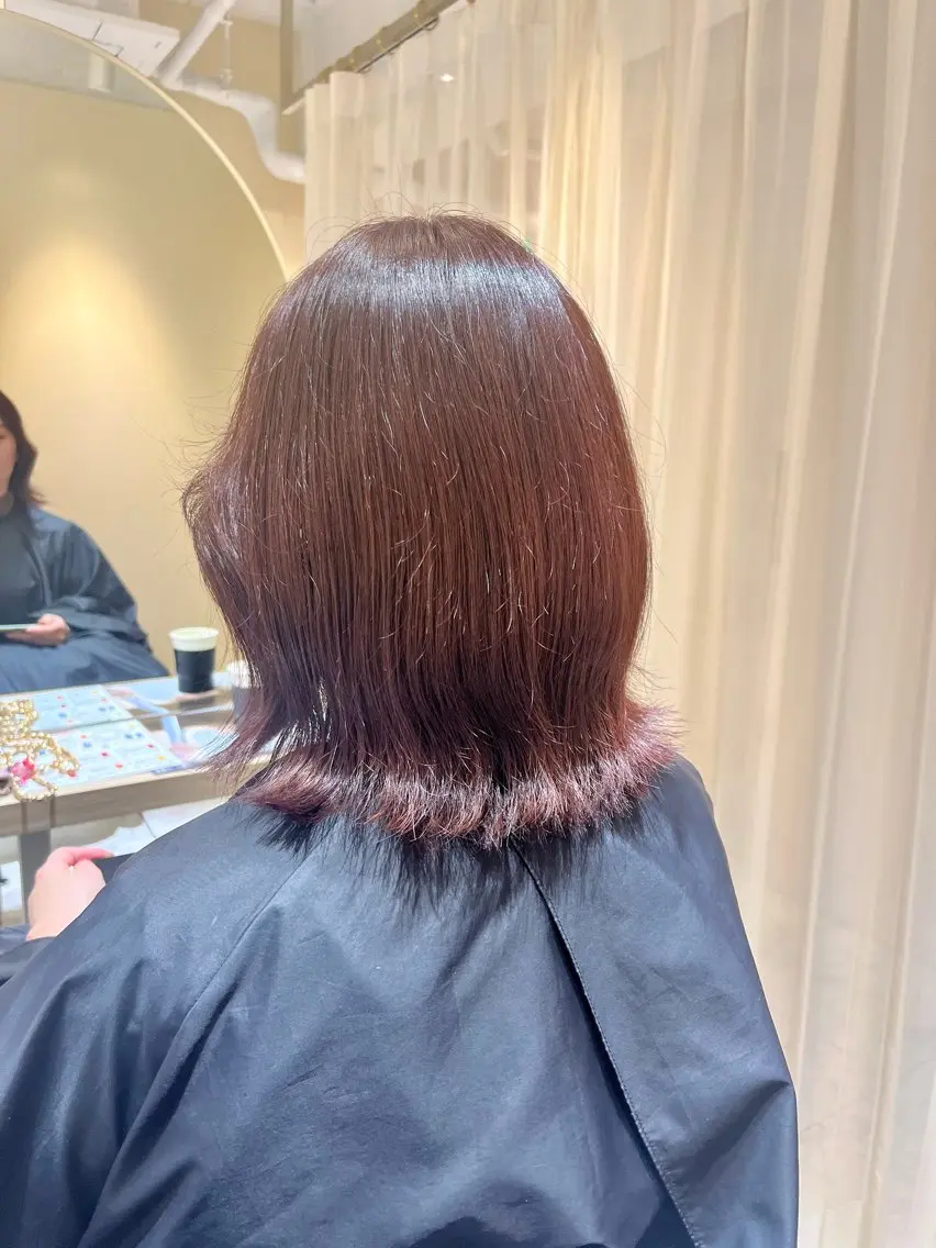 カラー カット ヘアカラー トリートメント 🫧日吉/髪質改善/ 上原ちえみ🫧のヘアスタイル