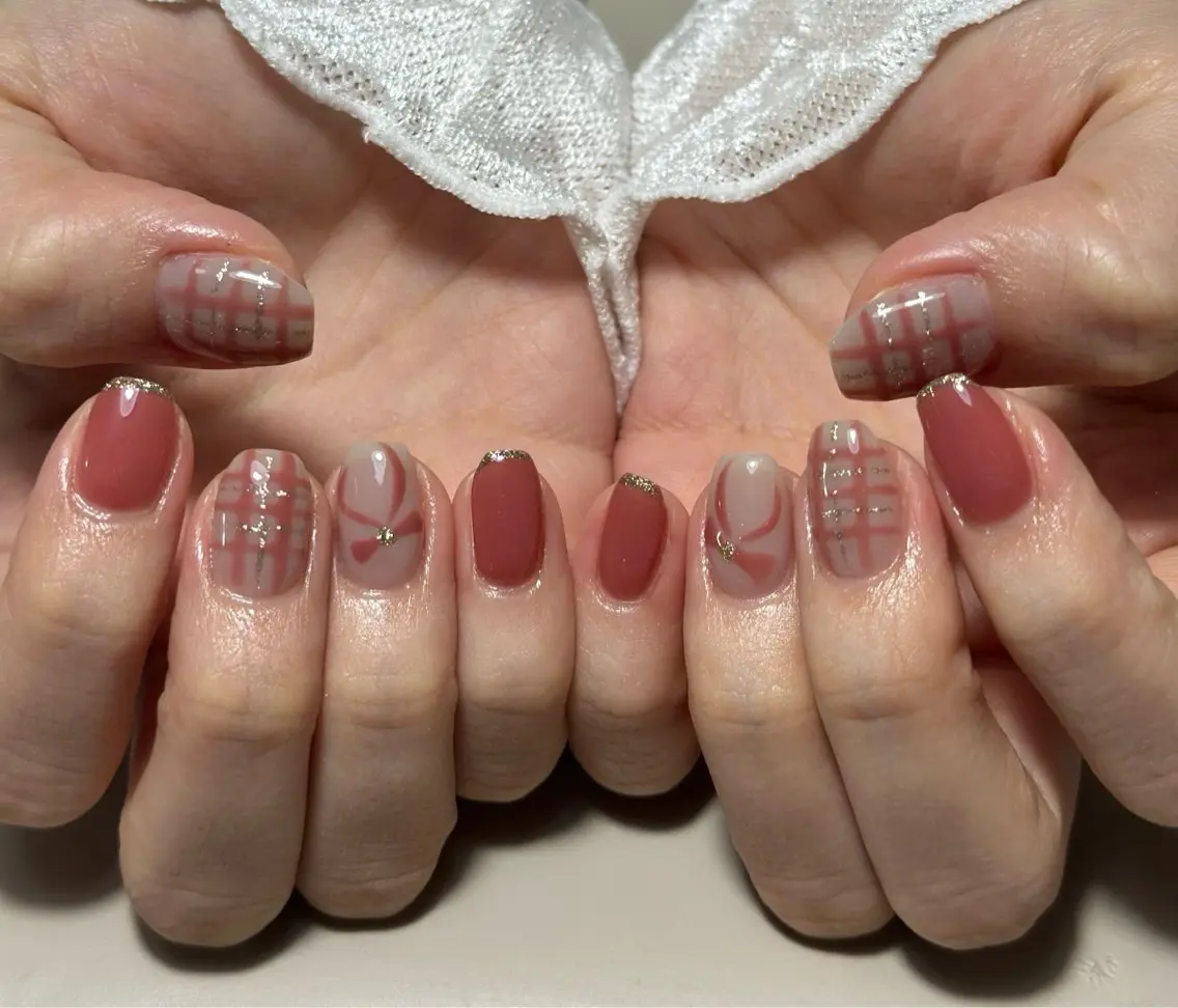 ネイル ハンドネイル ハンドケア 🍑 momo_nailのネイルデザイン