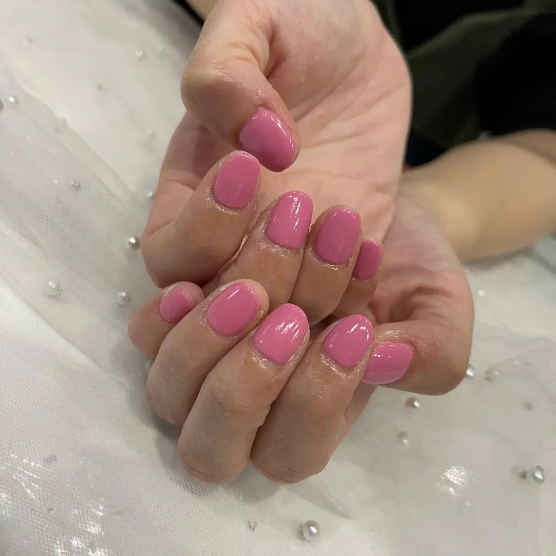 ネイル ワンカラーネイル Wish Nail 恒川のネイルデザイン