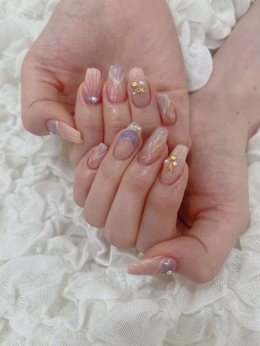 ネイル アートネイル ミラーネイル ハンドネイル SOL NAILのネイルデザイン