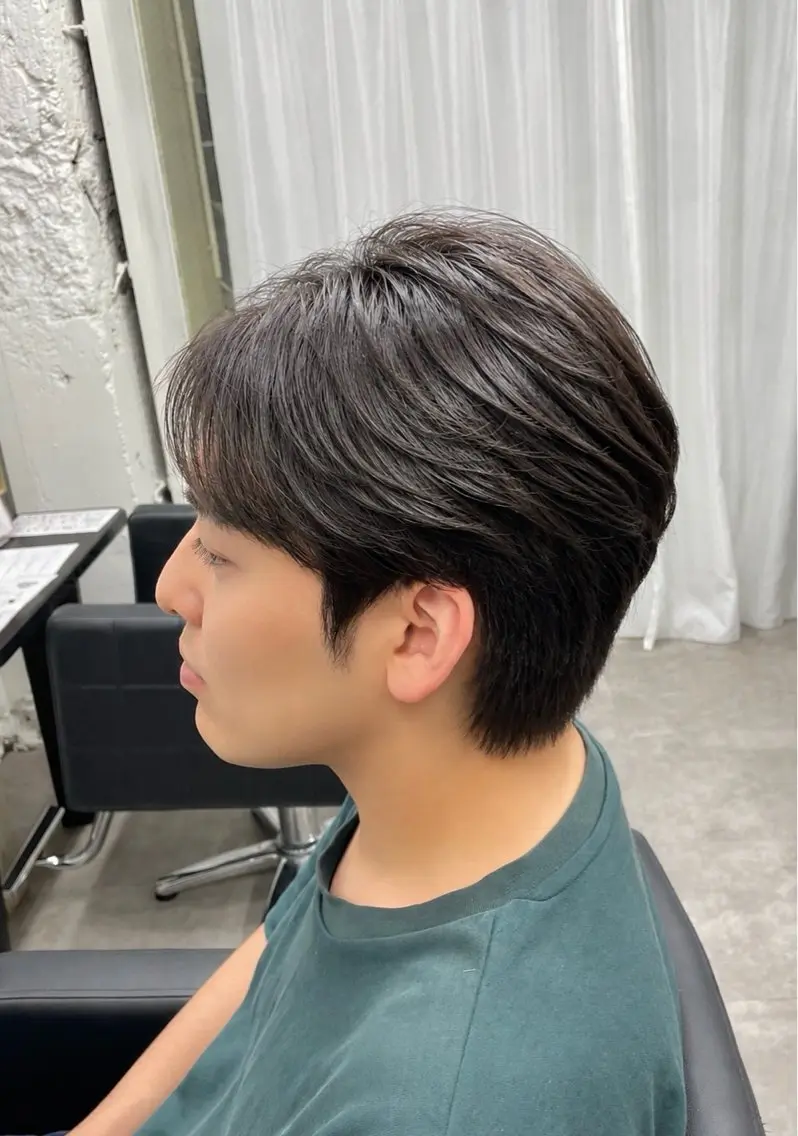 ミディアム パーマ メンズ いちかわ ことねのヘアスタイル