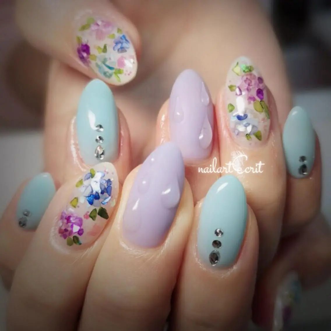 ネイル ハンドネイル nailart ecritのネイルデザイン