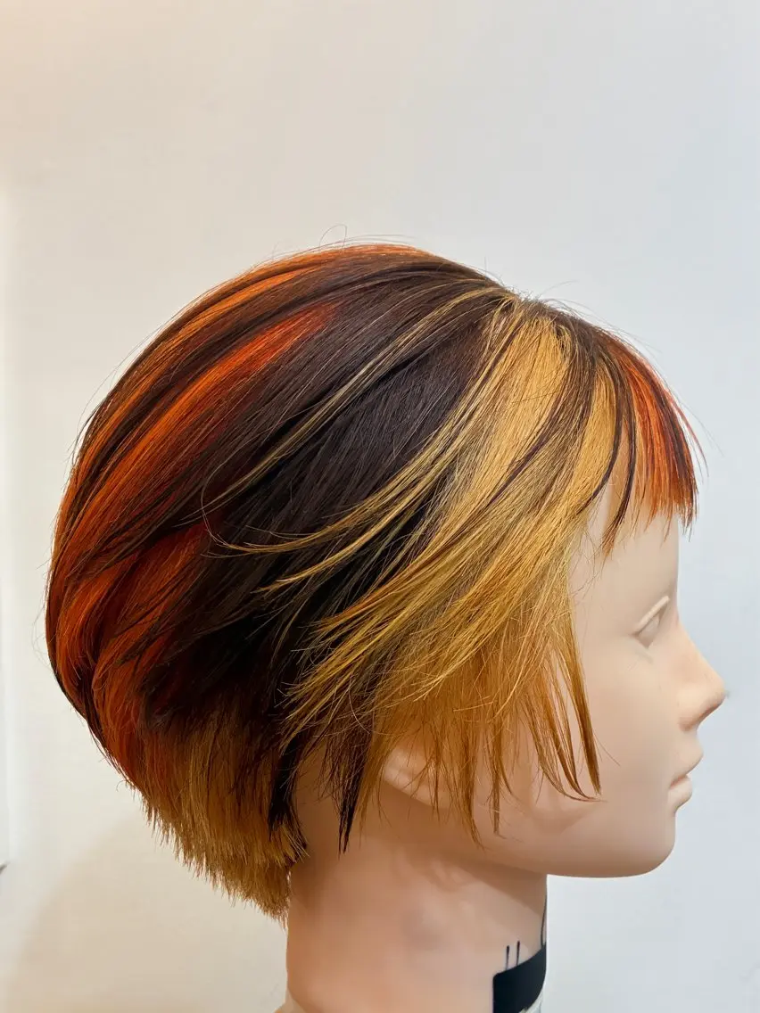 ショート カラー 吉田 理那のヘアスタイル
