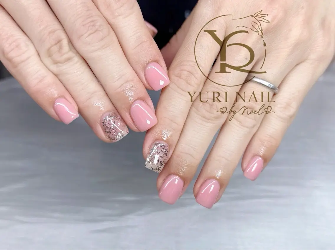 ネイル チークネイル フットネイル フレンチネイル グラデーション キラキラネイル ハンドネイル フットネイル YURI Nail Funabashiのネイルデザイン