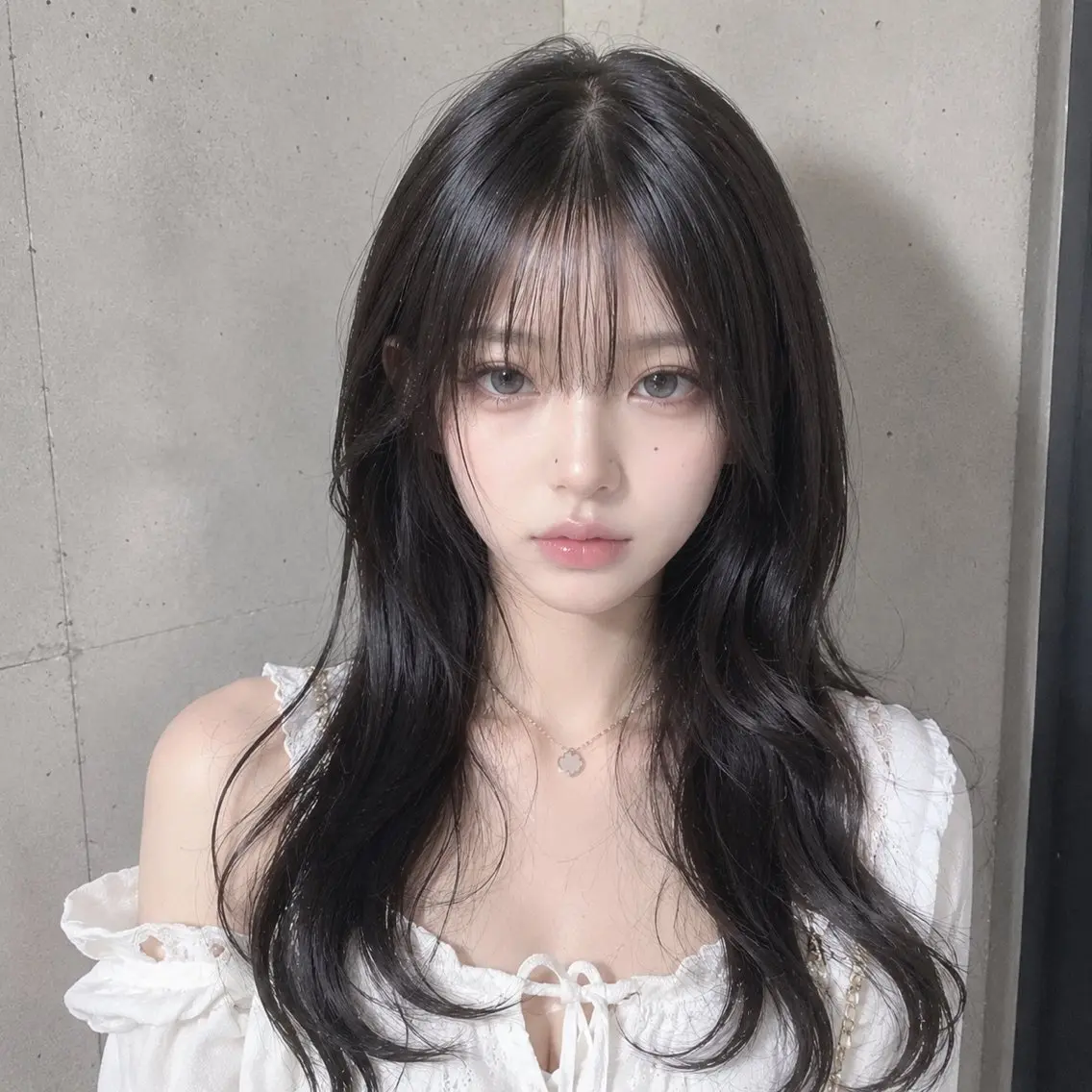 カラー ヘアカラー トリートメント 🎀韓国風暗髪 nana🎀のヘアスタイル