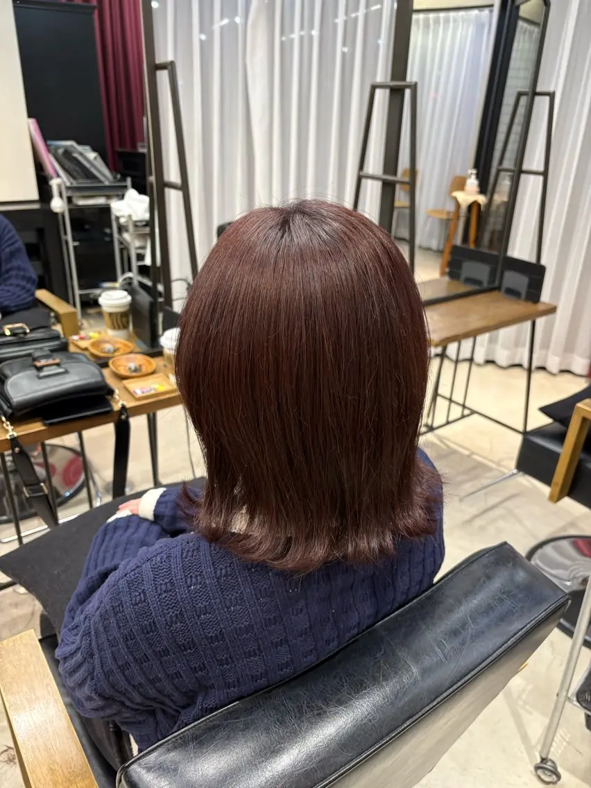 ミディアム ボブ レイヤーカット 外ハネヘア Koya ショート/ボブのヘアスタイル