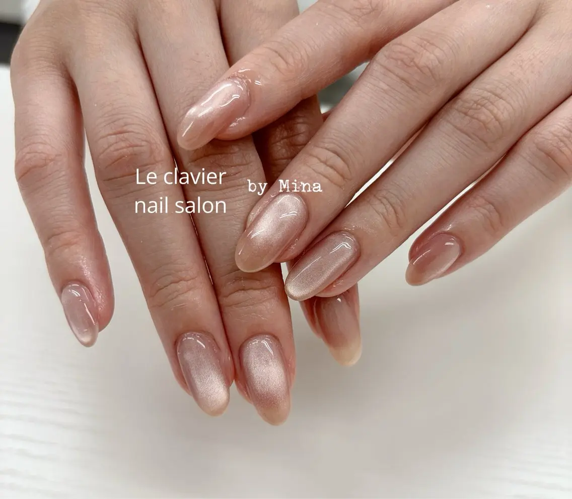 ネイル アートネイル 長さ出し ジェルネイル パラジェル スカルプネイル Mina Nailのネイルデザイン