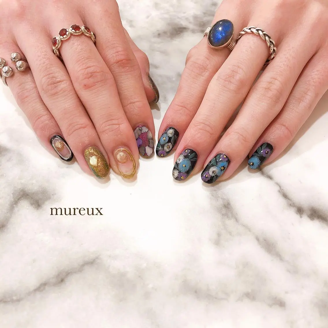 ネイル ハンドネイル mureux ∵ayakaのネイルデザイン