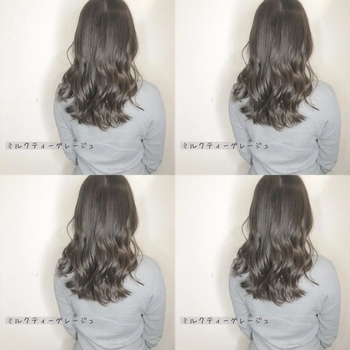 セミロング カラー ブリーチ あさだ しゅうたろうのヘアスタイル